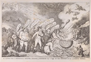 Um encanto para uma democracia, revisto, analisado e destruído em 1º de janeiro de 1799 à Conferência, em 1º de janeiro de 1799.