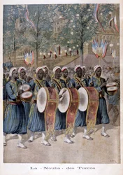 Um regimento de Turcos argelinos, 1896