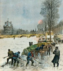 Onda de frio em Paris