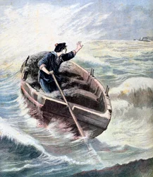 Perdido no mar, 1891
