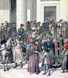 Domingo de Ramos, Semana Santa, Paris, 1891