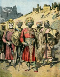 Retrato de Menelik 2, 1895 (Ilustração)