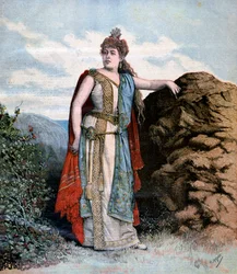 Renee Richard na ópera Sapho, 1893