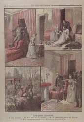 O mistério de Gouffe, ilustrações de &39;Le Petit Journal&39;, 20 de dezembro de 1890