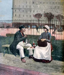 O almoço dos trabalhadores, 1891