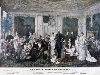 A família real da Dinamarca, 1891