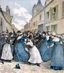 A retirada dos loucos em Villejuif, Paris, 1891