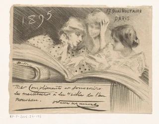 Desejo de Ano Novo de Octave Uzanne para o ano de 1895