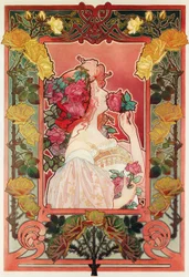O perfume de uma rosa, c.1890 (óleo sobre tela)