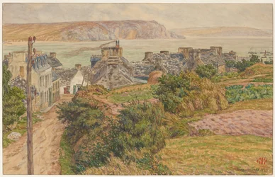 Aldeia e baía de Morgat