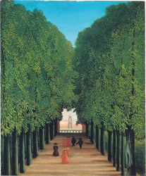 A alameda no parque de Saint-Cloud