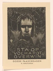 Cartão de Páscoa de Henri Verstijnen
