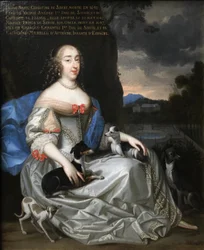 Francês:  Louise Marie-Christine, princesse de Savoie () Retrato de Ana Maria Luísa de Orleães com uma inscrição póstuma que a identifica como Luísa Cristina de Saboia