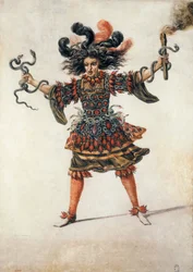 Traje de ballet de fúria