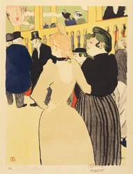No Moulin Rouge (La Goulue e a sua irmã)