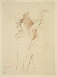 Mademoiselle Cocyle como Helena de Troia em La Belle Helene