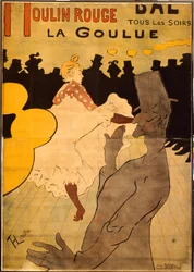Moulin Rouge-La Goulue (litografia a cores)