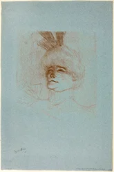 Retrato de Mademoiselle Marcelle Lender, vista de três quartos
