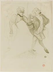 Réjane e Galipaux, em Madame Sans-Gêne