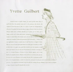 Série Yvette Guilbert-French: No. 1