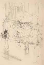 Na Brasserie Hanneton, 1898., 1898.