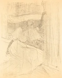 Curvando-se ao público Saluant le public, 1898.