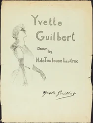 Capa, Yvette Guilbert, 1898.
