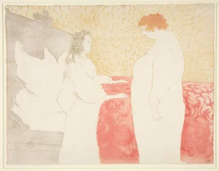 Femme au lit, profil, au petit alavanca (Mulher na Cama, Perfil, Levantar), da série Elles