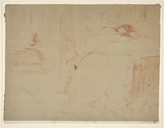 Femme sur le dos, lassitude (Mulher deitada de costas, Vestindo), da série Elles