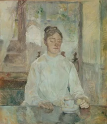 A mãe do artista, condessa Adèle de Toulouse-Lautrec,
