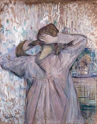 O banheiro Aquele que penteia o cabelo, 1891