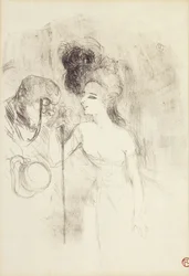 Deixando o teatro, 1896