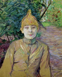 Retrato de uma mulher, possivelmente a dançarina francesa Louise Weber (1870-1927), conhecida como «La Goulue»