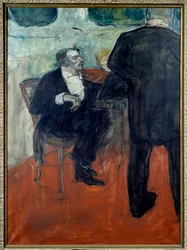 Retrato do violinista Jean Baptiste Charles Dancla (1817-1907) Pintura de Henri de Toulouse Lautrec (1864-1901) 1900 Colecção privada - Retrato do violinista Jean Baptiste Charles Dancla (1817-1907). Pintura de Henri de Toulouse Lautrec (1864-1901)