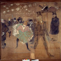 Assine para a casa dos Goulue (Weber Louise dit La Goulue