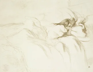 Mulher na Cama—Acordando, prato três de Elles