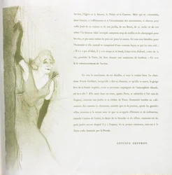 Yvette Guilbert-French Series: No. 16, 1894.