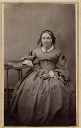 Retrato de uma mulher, década de 1860 (foto)