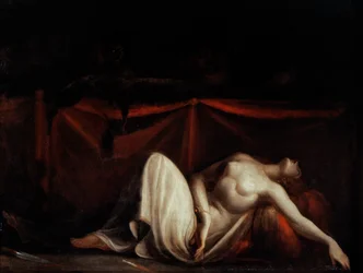 Mulher assassinada e as Fúrias (óleo sobre tela)
