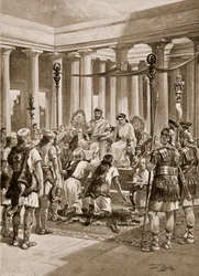 «Os gemidos dos Bretões», ilustração de «A História da Nação»