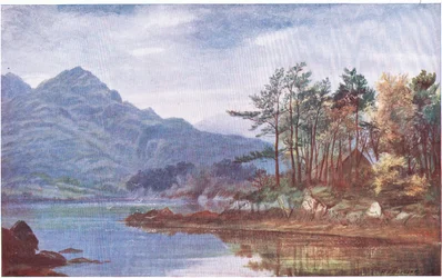 Gougane-Barra, do pub Hutchinson "s Beautiful Britain", de Hutchinson & Co, c.1920