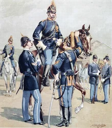 Cavalaria e Infantaria dos EUA, vestido completo