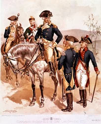 Uniforme do Comandante-em-Chefe e dos Oficiais do Exército Continental Americano