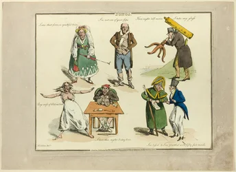Prato das ilustrações às canções populares