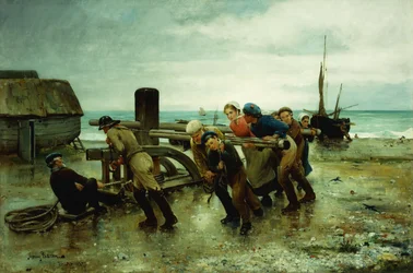 Transportando um navio, 1887