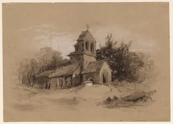 Igreja em uma paisagem