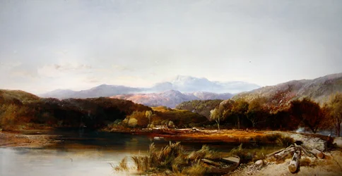 No norte do País de Gales (óleo sobre tela)