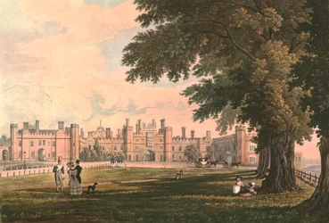 Palácio de Hampton Court, c1827.