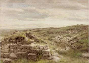 Housesteads, c.1848 (lápis e aquarela sobre papel)