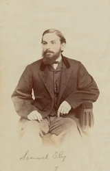 Carte-de-visite retrato de Samuel Ely, 1862-1869.